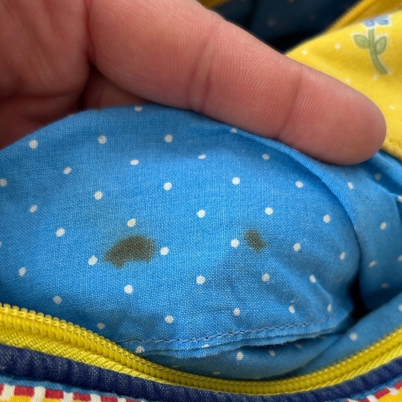 Croft & Barrow Quilted Floral Shoulder Bag Zip Top Purse Pockets Double Handles - Picture 7 of 7